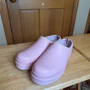 Hunter Original Play Rubber Rain Clog Slip-On Waterproof Shoe - Women's Size 11